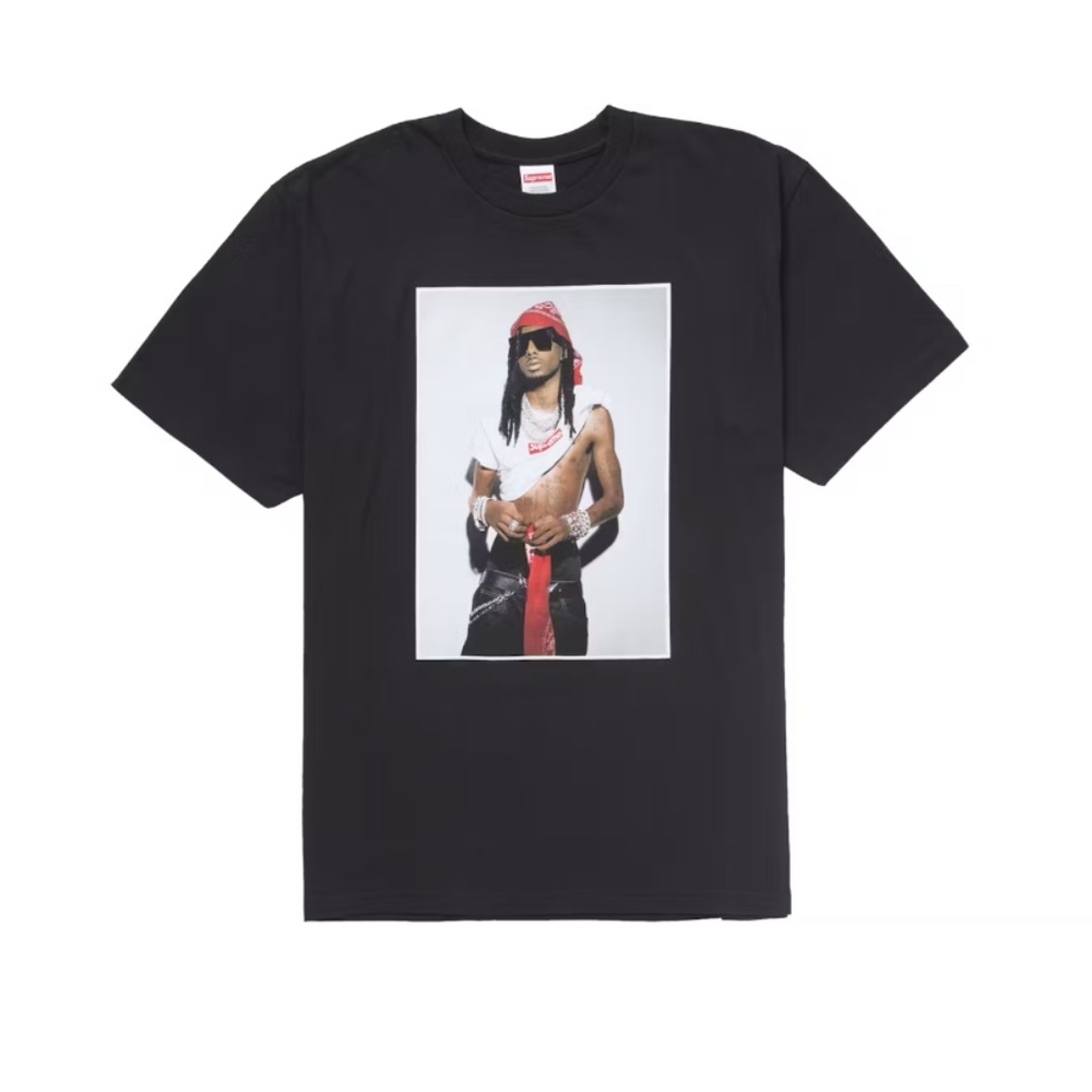 Supreme Playboy Carti Photo Tee Black Size XL FW25 Week 1 Brand New